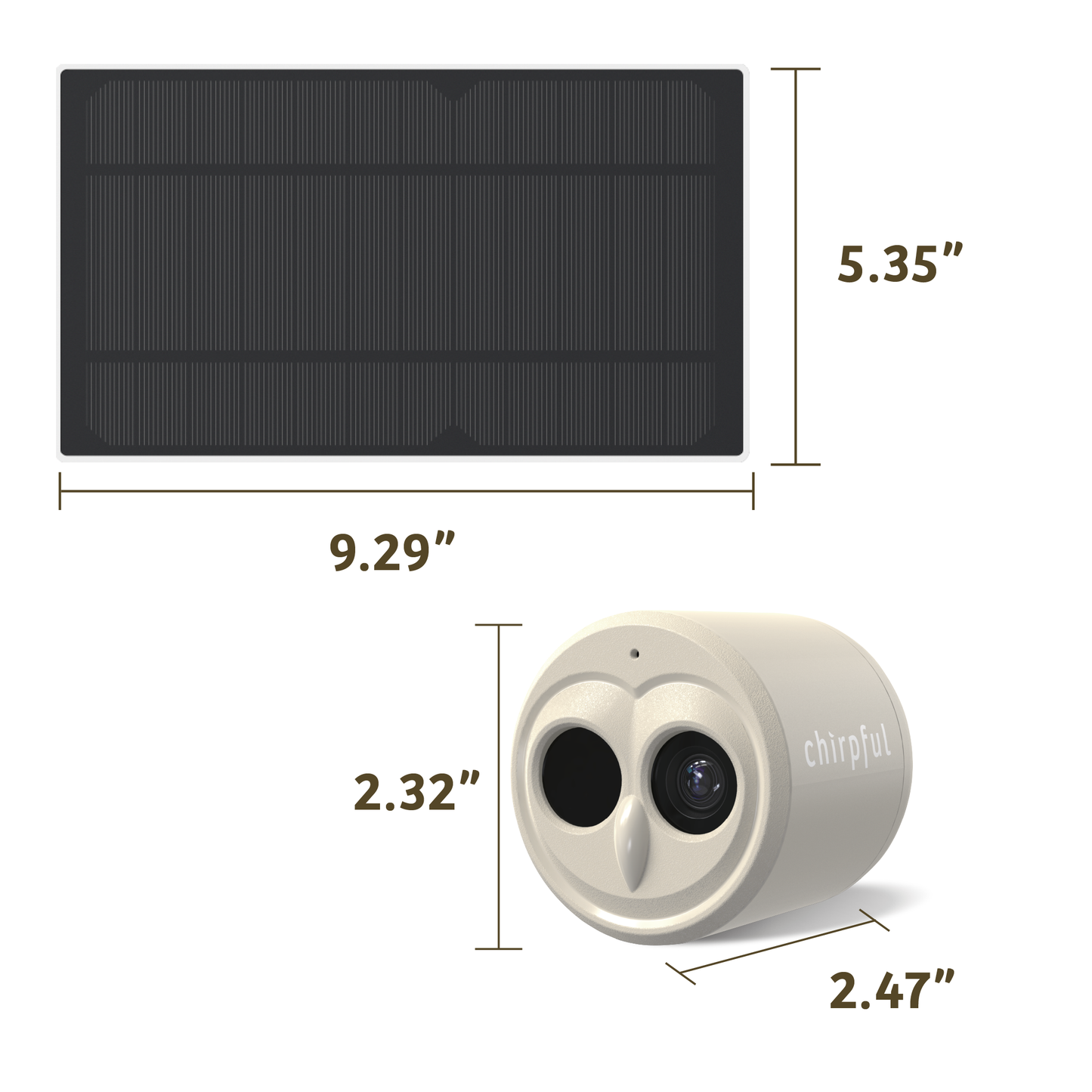 Chirpful Smart Camera - 4k Camera | Solar-Powered | AI-Driven