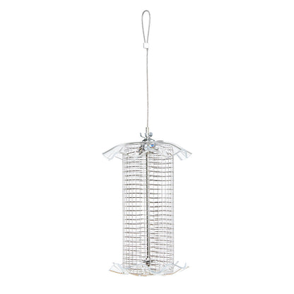 Clear Small Sunflower Seed Forever Feeder with Stainless Steel Screen - Birds Choice