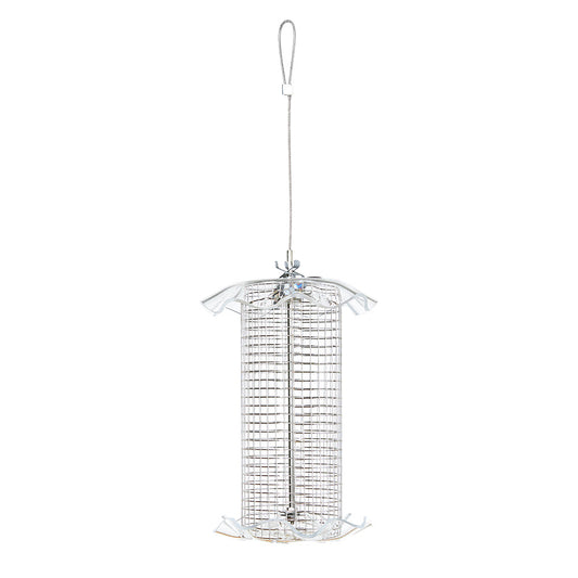 Clear Small Sunflower Seed Forever Feeder with Stainless Steel Screen - Birds Choice