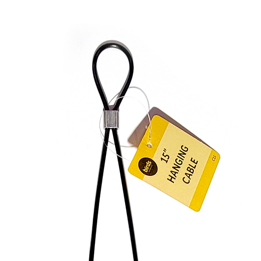 Bird Feeder Push In Hanging Cable 15"