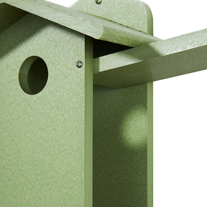 Bluebird House in Green Recycled Plastic - Birds Choice