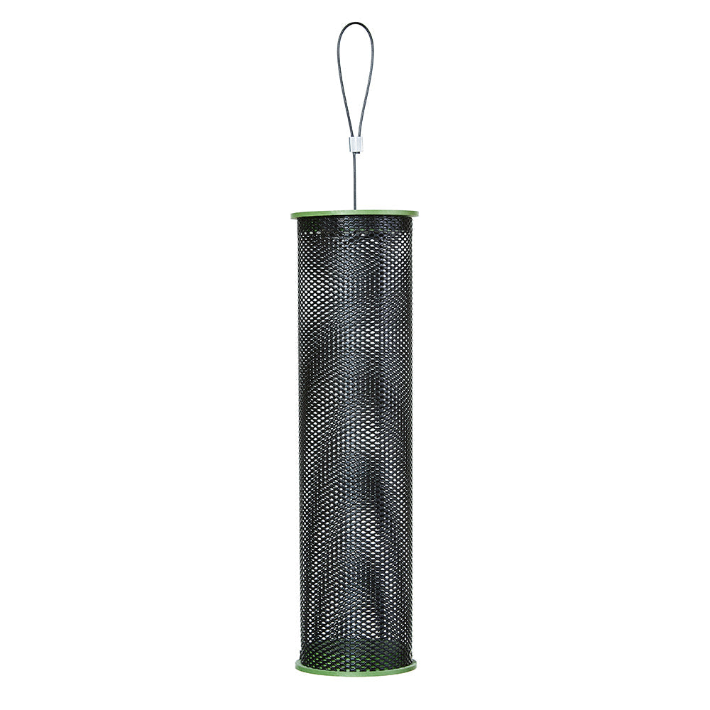 Tube Bird Feeder for Finches in Green and Black - Birds Choice