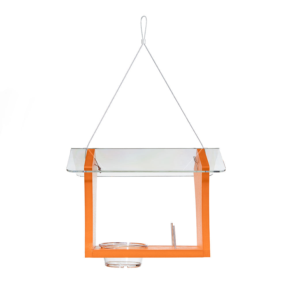 Oriole Bird Feeder in Orange Recycled Plastic - Birds Choice