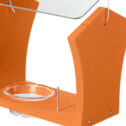 Oriole Bird Feeder in Orange Recycled Plastic - Birds Choice