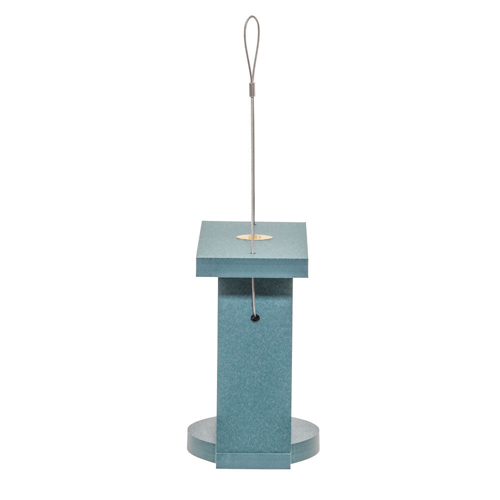 Suet Feeder for Single Cake in Blue Recycled Plastic - Birds Choice