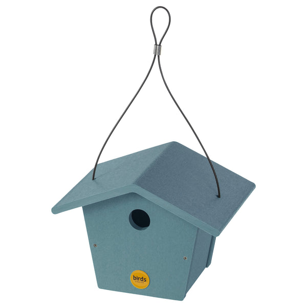 Wren House in Blue Recycled Plastic – Backyard Nature Products