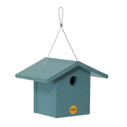 Wren House in Blue Recycled Plastic - Birds Choice