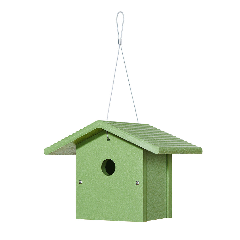 Wren House in Green Recycled Plastic - Birds Choice