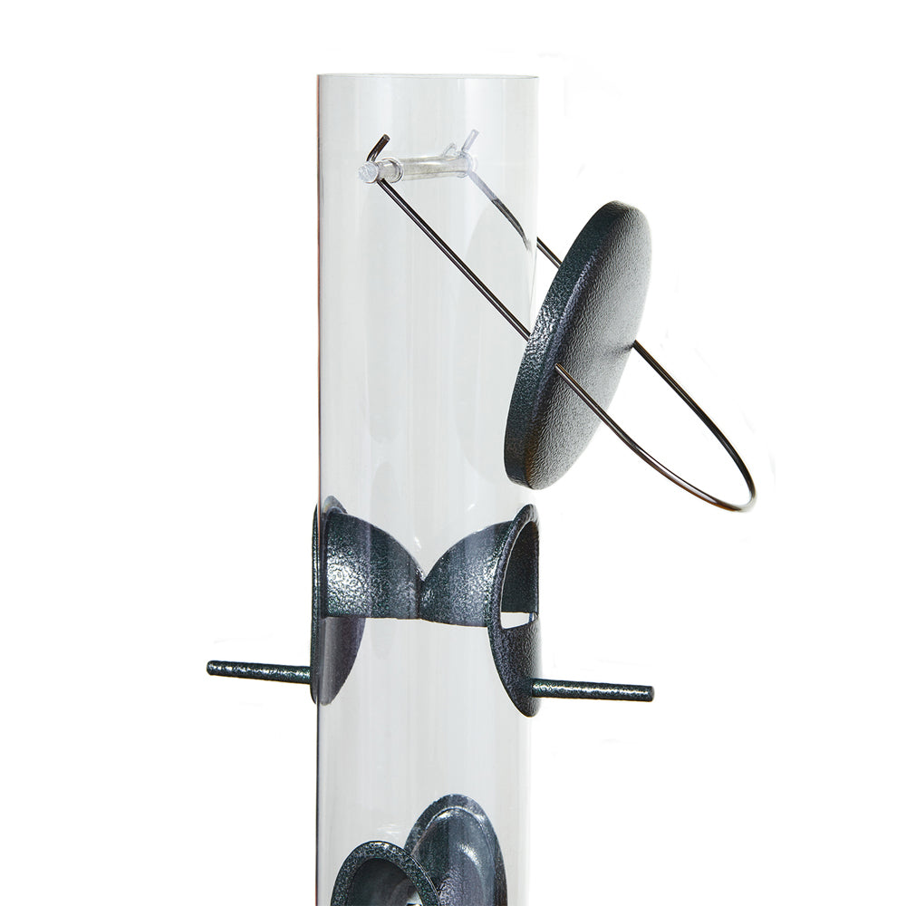 Large Economy Tube Bird Feeder with 4 Ports - Birds Choice