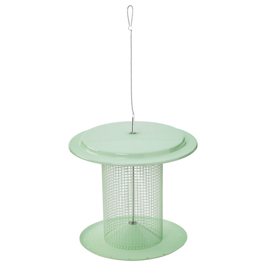 Modern Farmhouse Sunflower Seed Bird Feeder in Sage Green