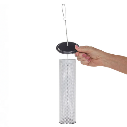 Modern Farmhouse Finch Feeder in Black and White