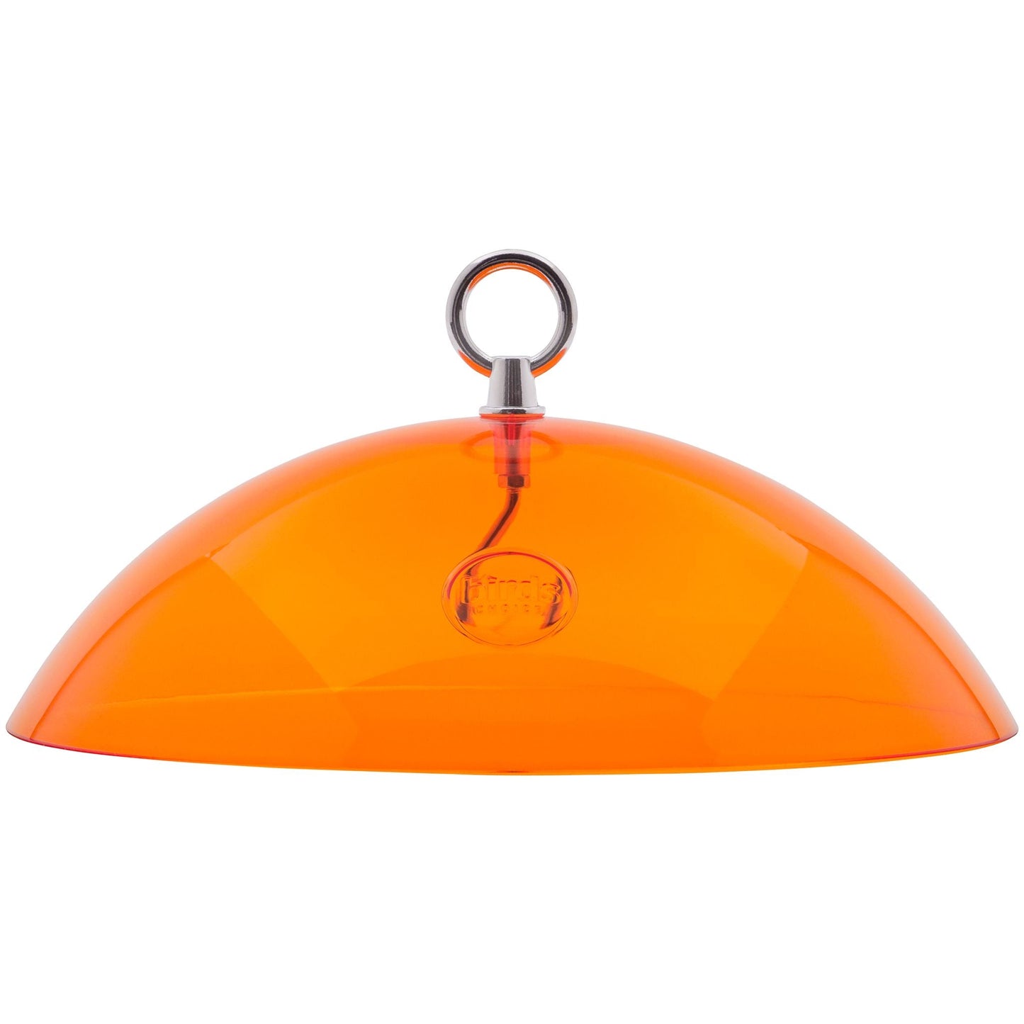 Protective Cover for Hanging Bird Feeder in Orange