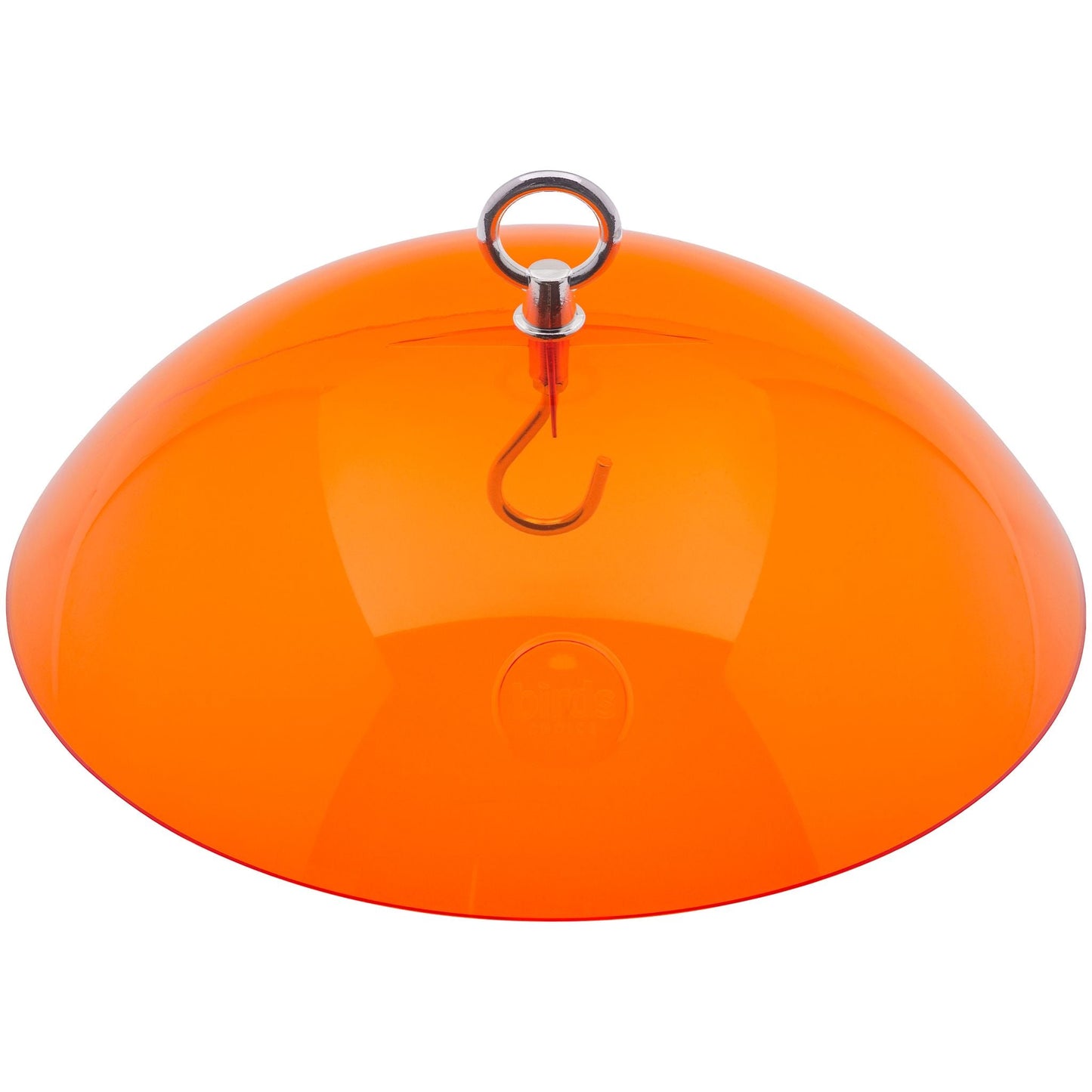 Protective Cover for Hanging Bird Feeder in Orange