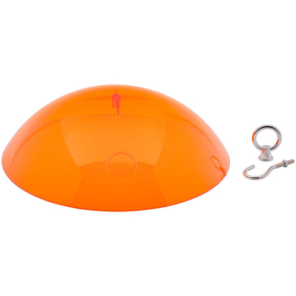 Protective Cover for Hanging Bird Feeder in Orange