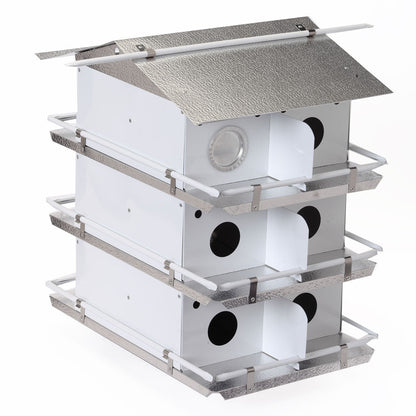 Purple Martin House Coates Round Entrance Holes 3 Floor 12 Room Assembled - Birds Choice