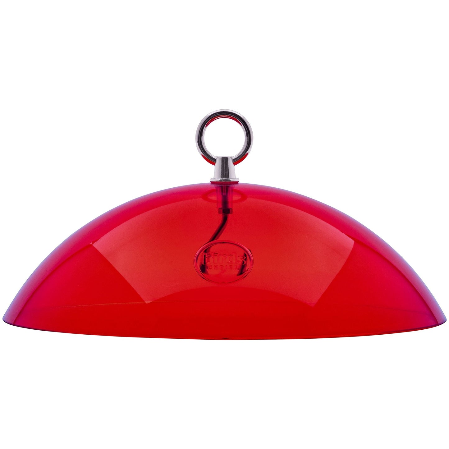 Protective Cover for Hanging Bird Feeder in Red