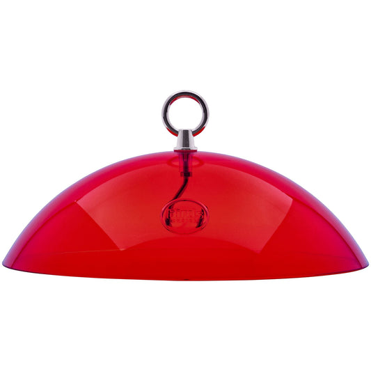 Protective Cover for Hanging Bird Feeder in Red