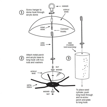 SEED CYLINDER FEEDER WITH DOME