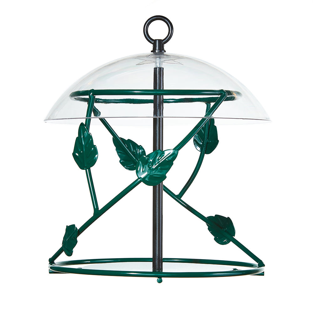 Hanging Seed Cylinder Bird Feeder in Green- Seed Cylinder Not Included - Birds Choice