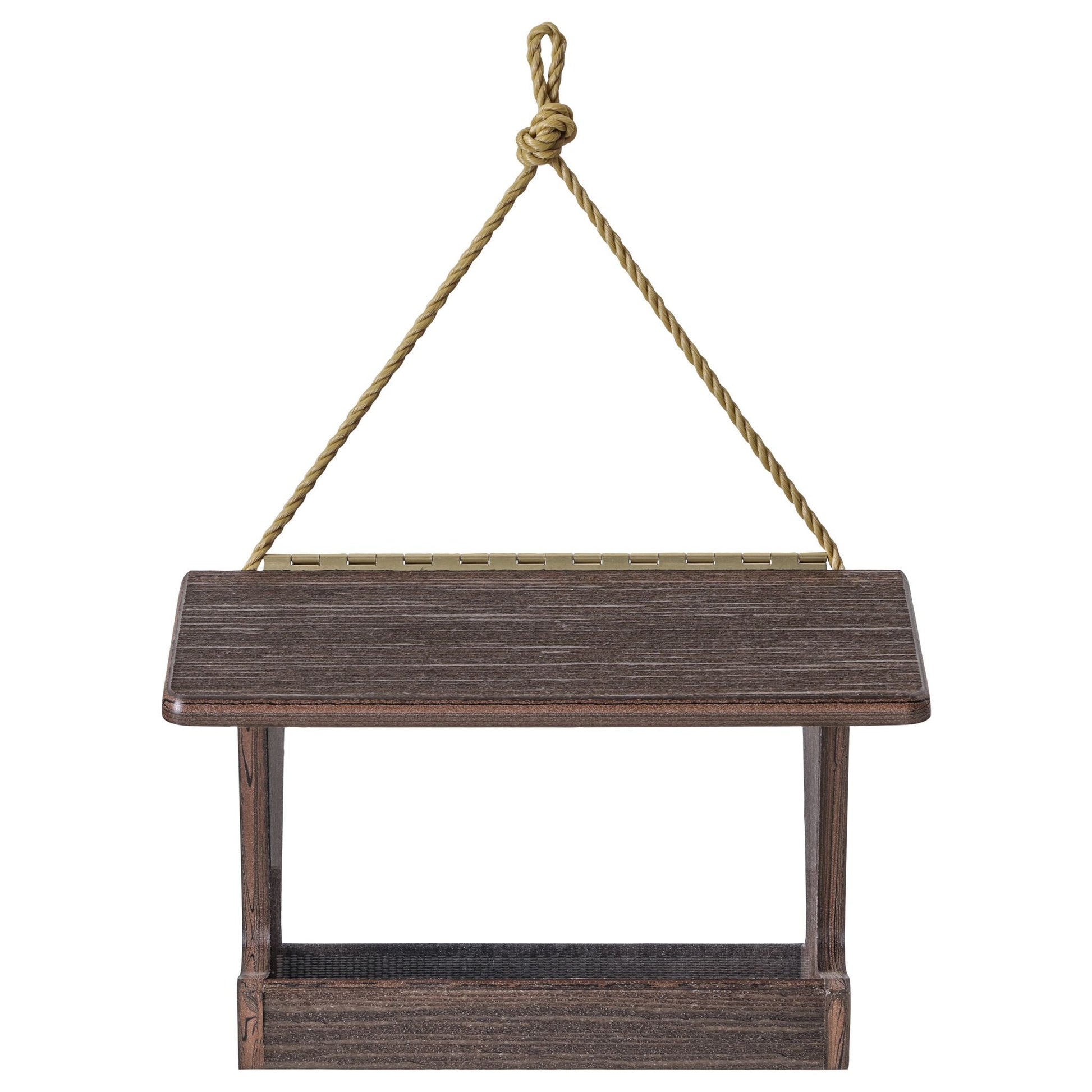 Hopper Bird Feeder Spruce Creek Collection in Brazilian Walnut Recycled Plastic - Birds Choice