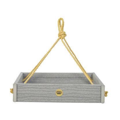 Large Driftwood Hanging Platform Bird Feeder