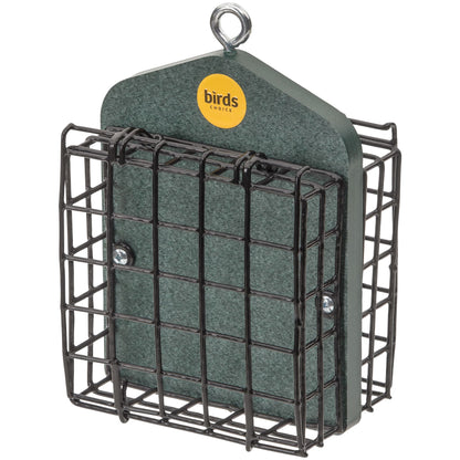 Suet Feeder for Two Cakes in Evergreen Recycled Plastic - Birds Choice