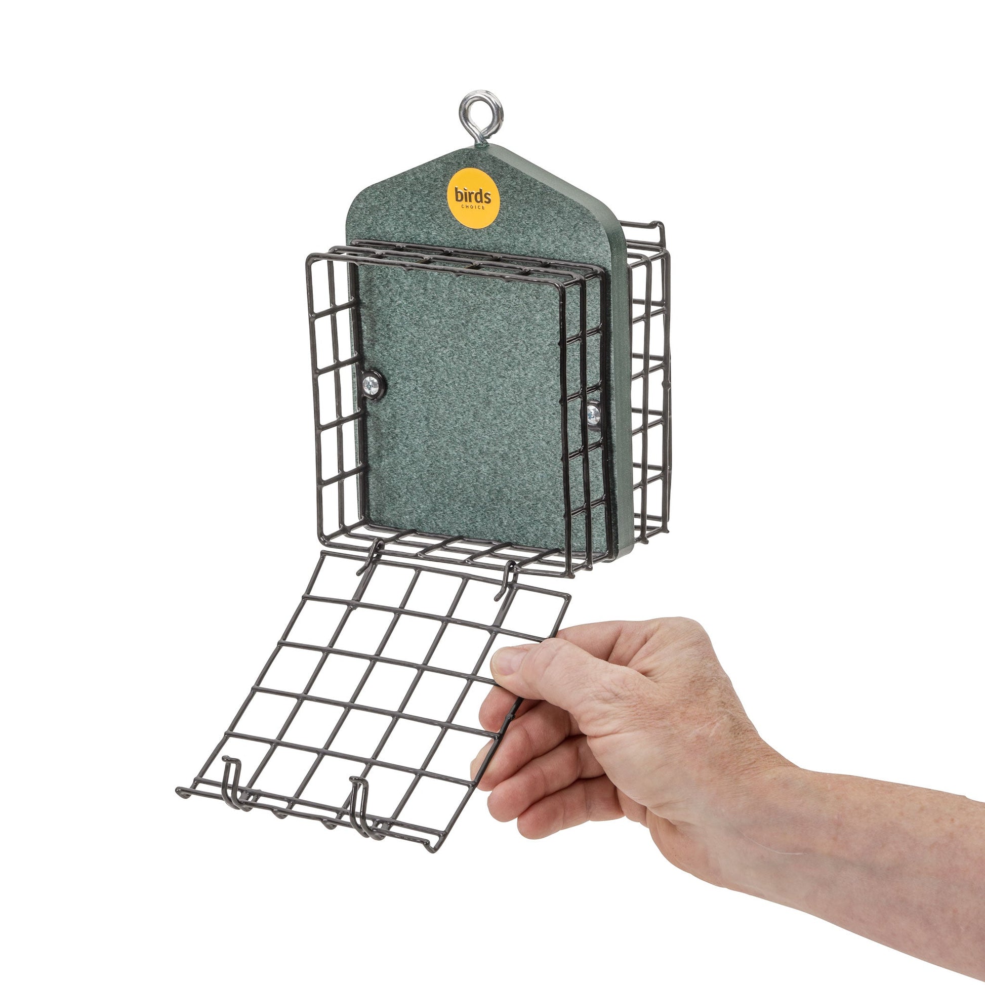 Suet Feeder for Two Cakes in Evergreen Recycled Plastic - Birds Choice