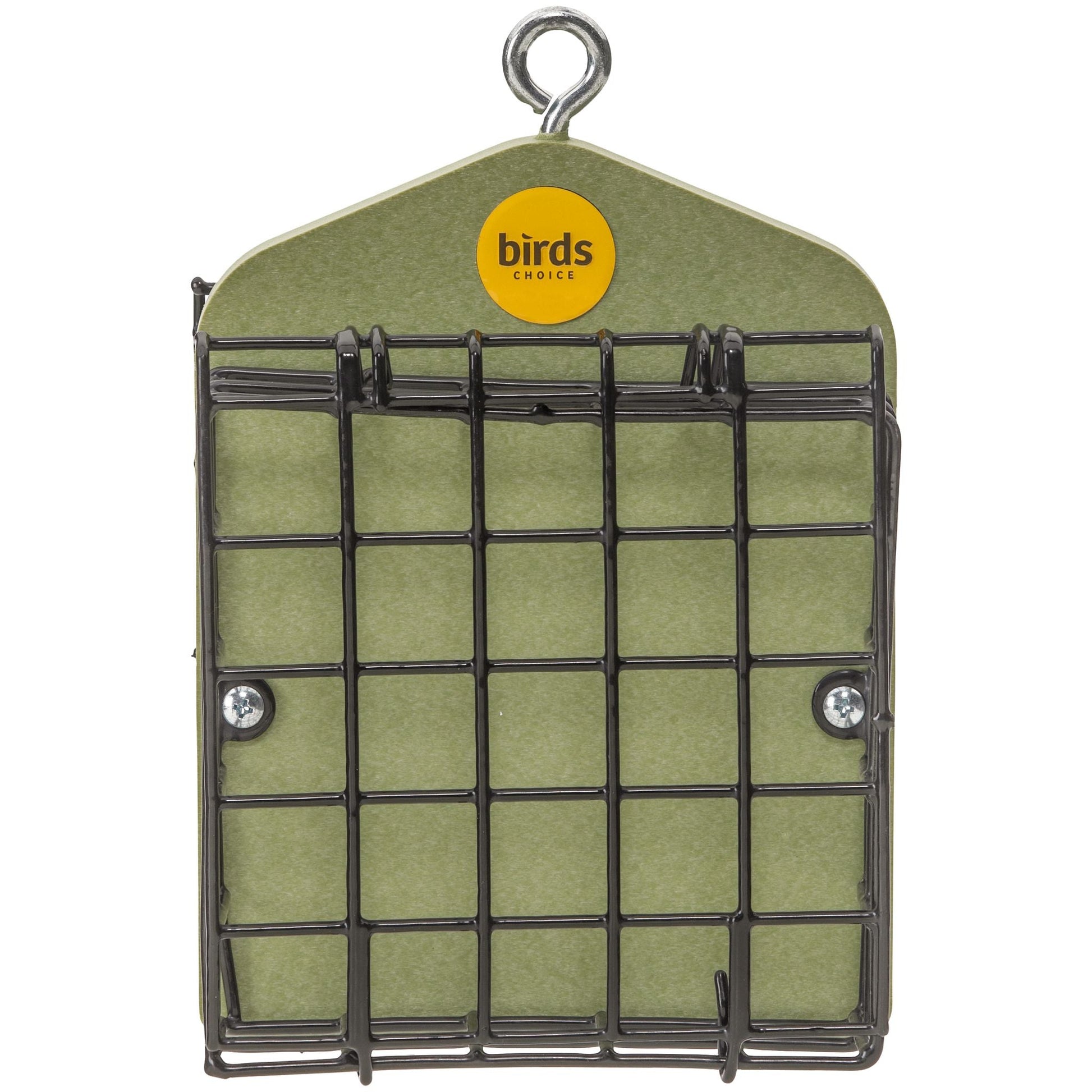 Suet Feeder for Two Cakes in Fern Green Recycled Plastic - Birds Choice