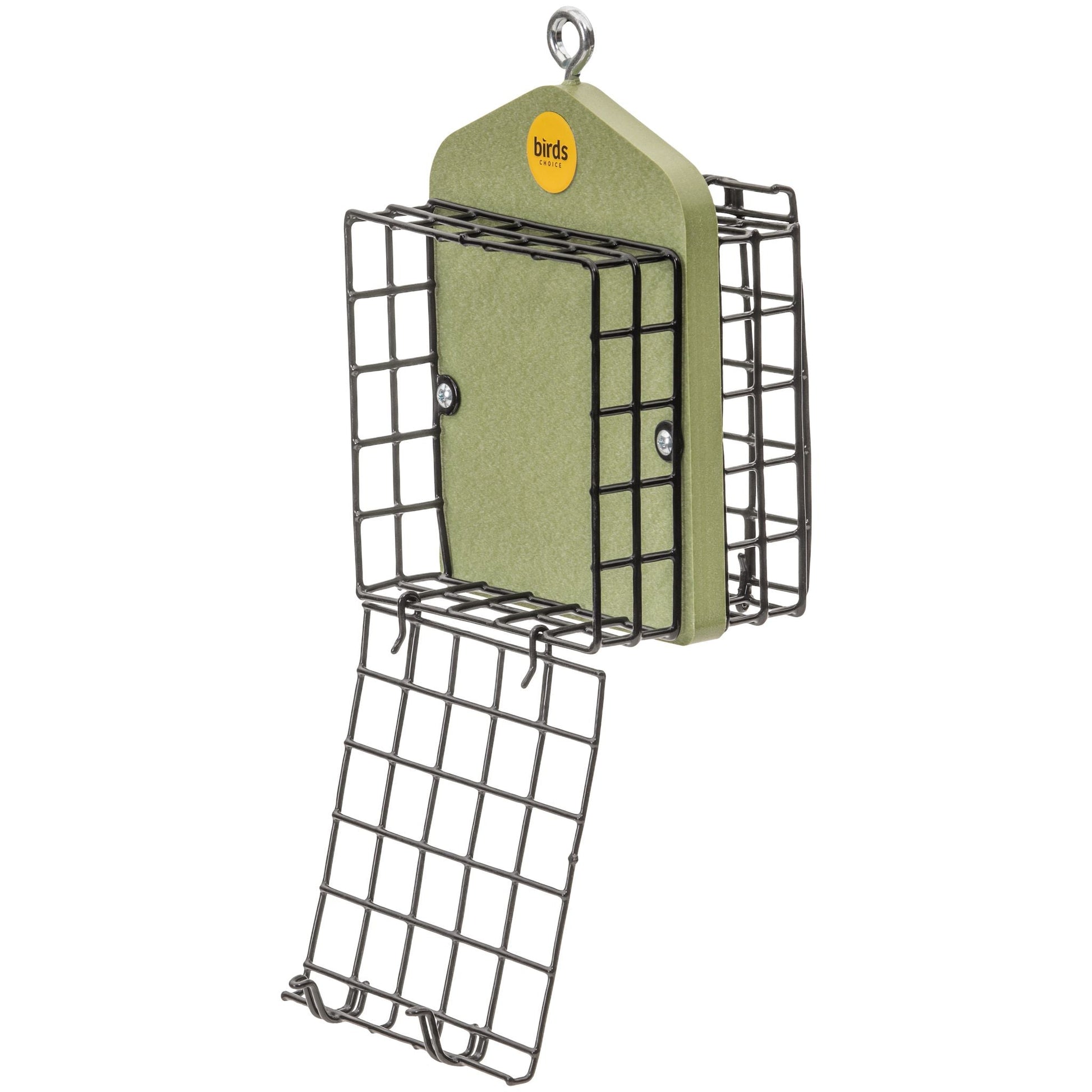 Suet Feeder for Two Cakes in Fern Green Recycled Plastic - Birds Choice