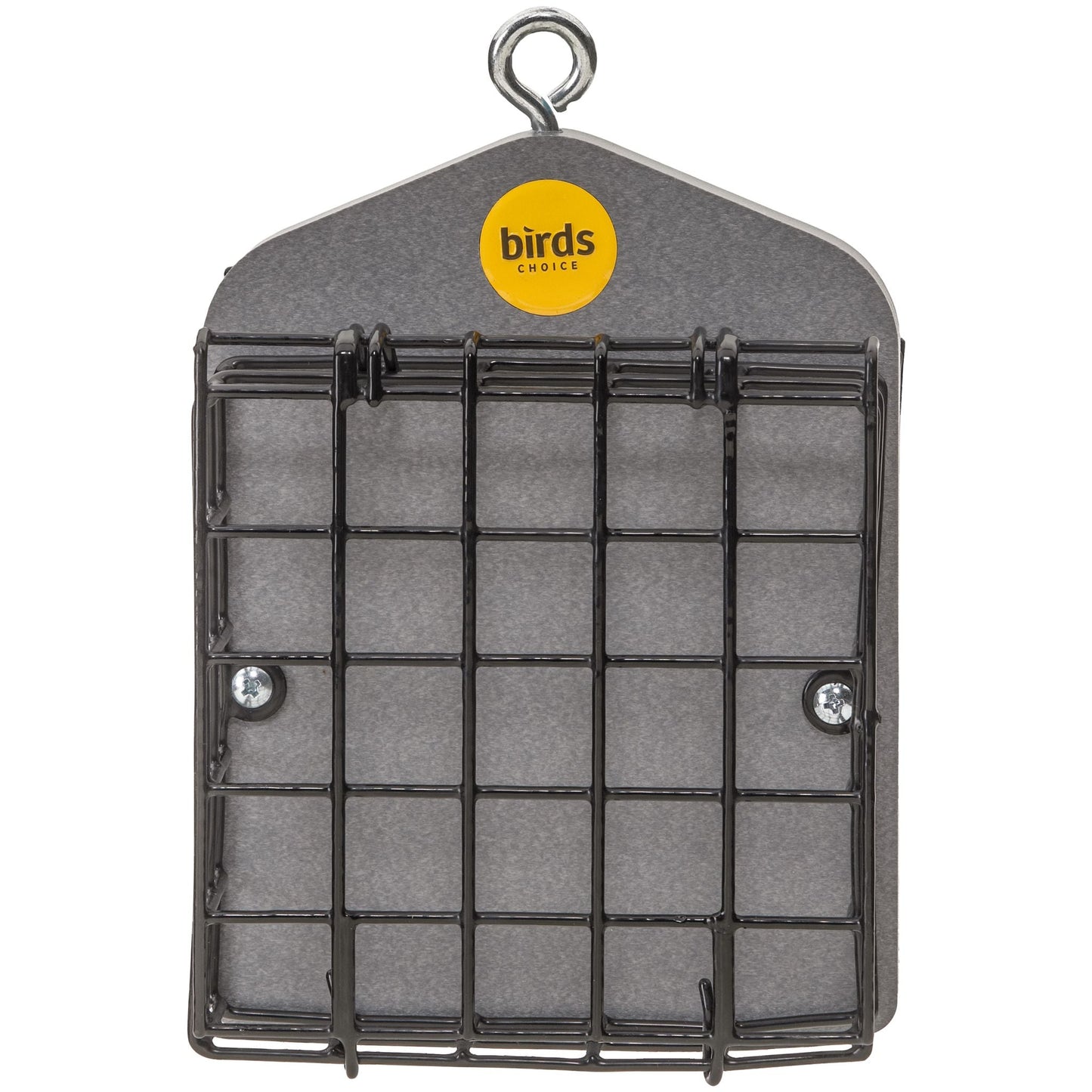 Suet Feeder for Two Cakes in Gray Recycled Plastic - Birds Choice