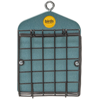 Suet Feeder for Two Cakes in Lake Blue Recycled Plastic - Birds Choice