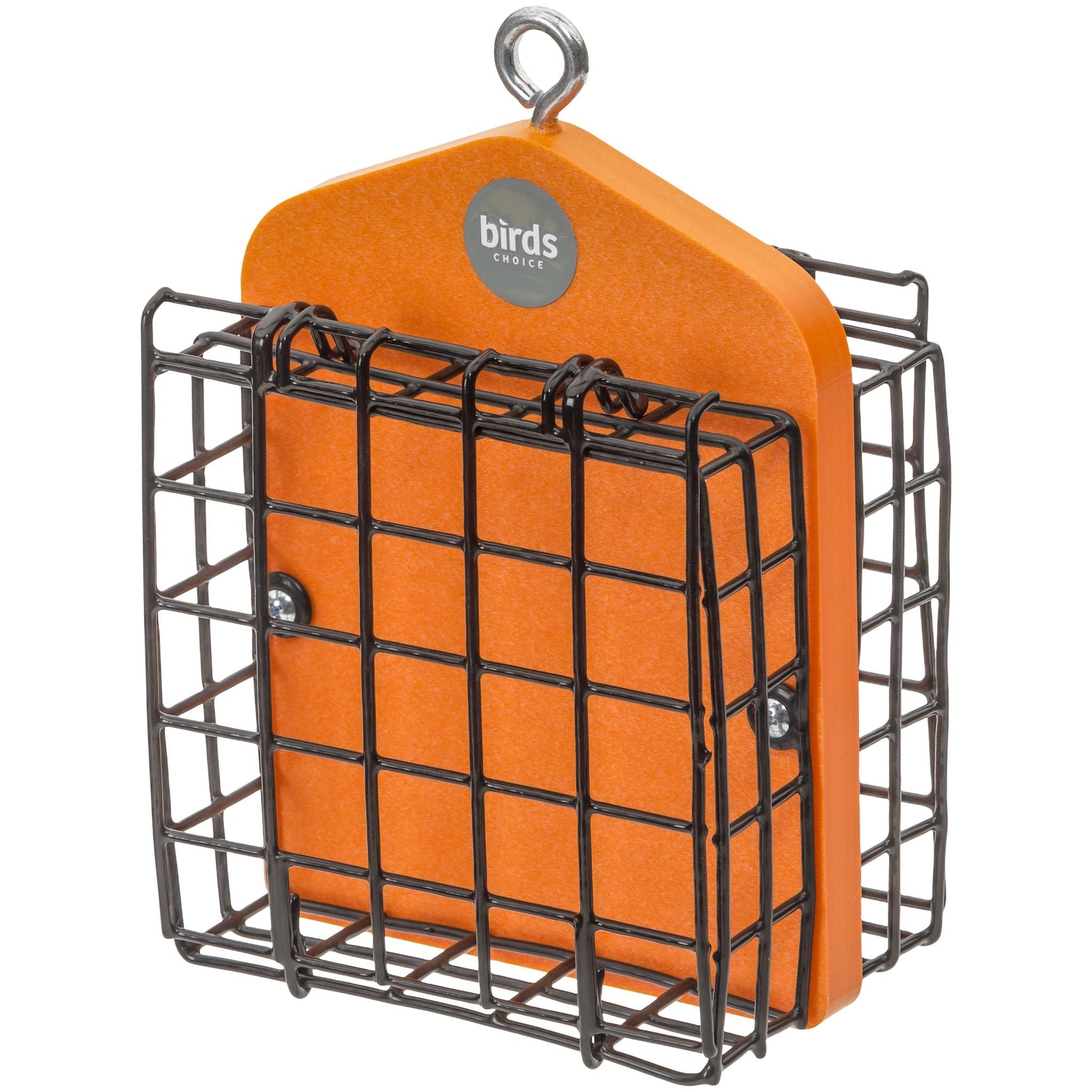 Suet Feeder for Two Cakes in Orange Recycled Plastic - Birds Choice