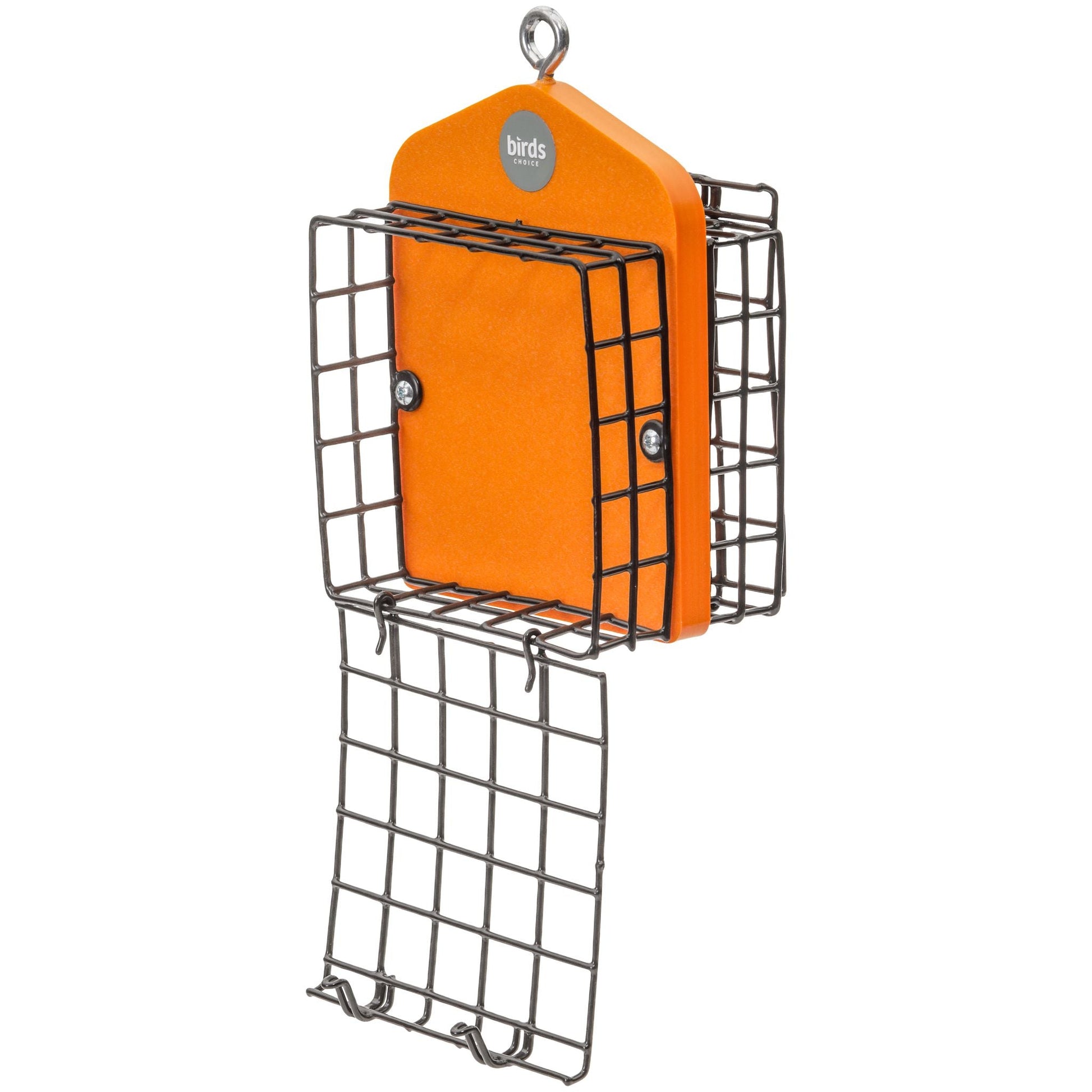 Suet Feeder for Two Cakes in Orange Recycled Plastic - Birds Choice