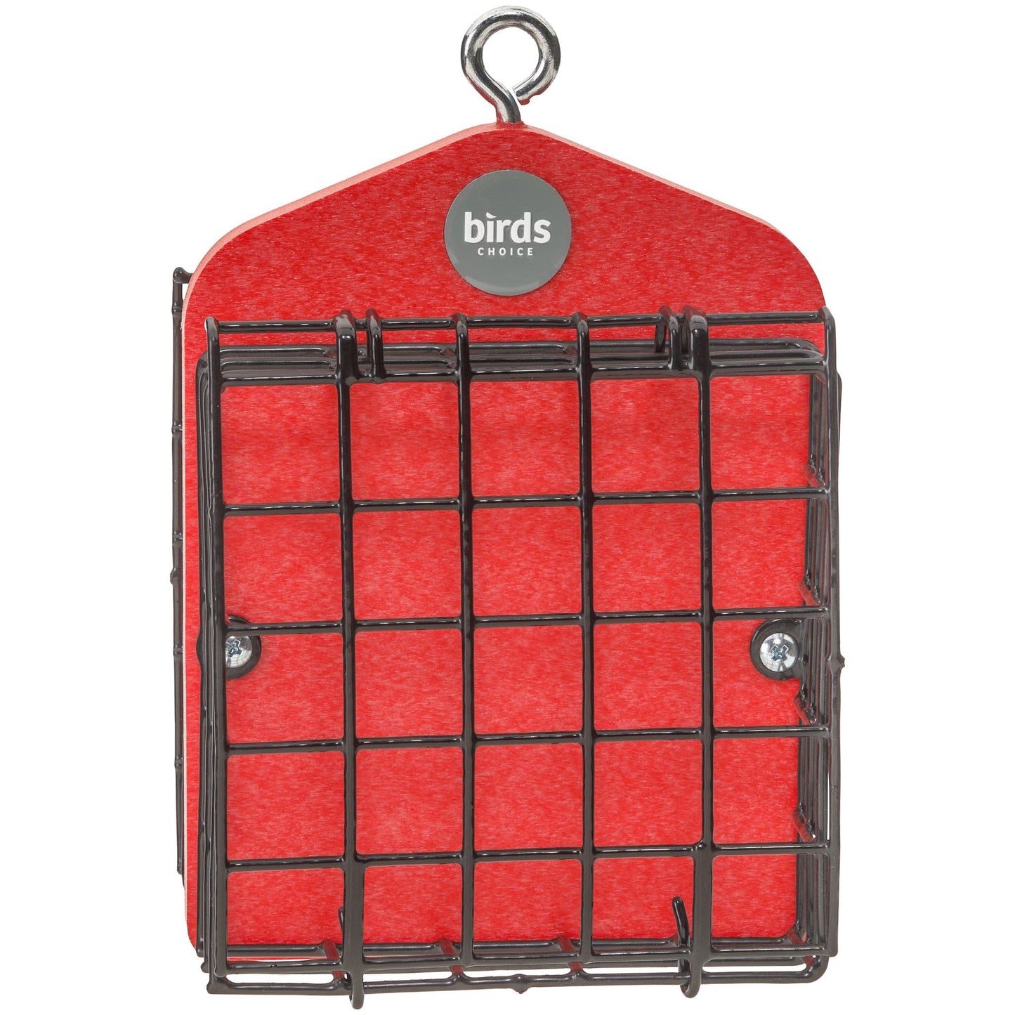 Suet Feeder for Two Cakes in Red Recycled Plastic - Birds Choice