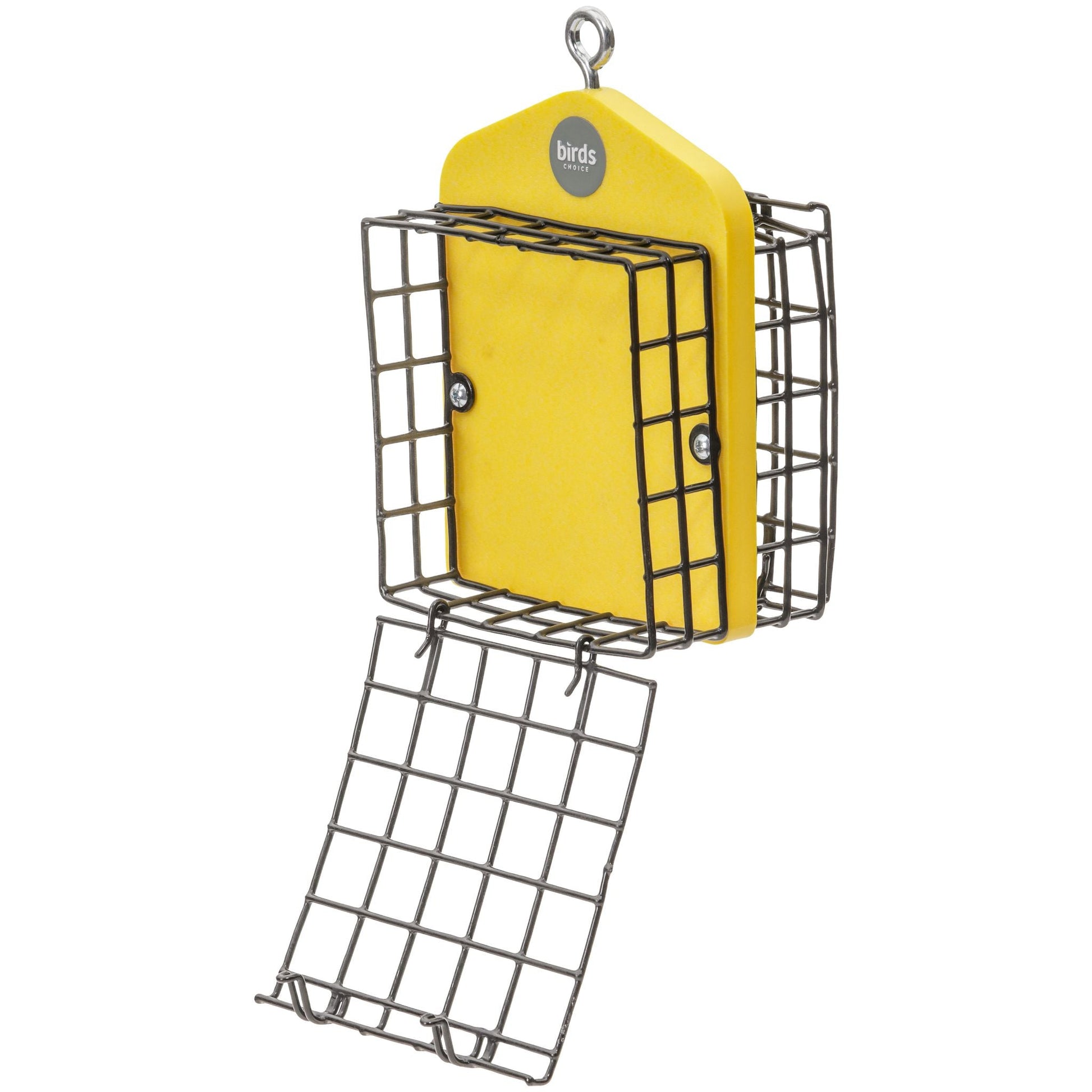 Suet Feeder for Two Cakes in Yellow Recycled Plastic - Birds Choice