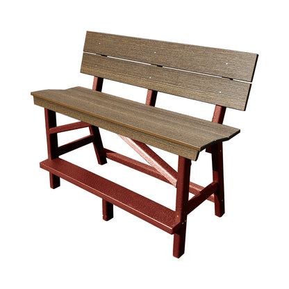 Stanton Standard Bar Height Bench with Back