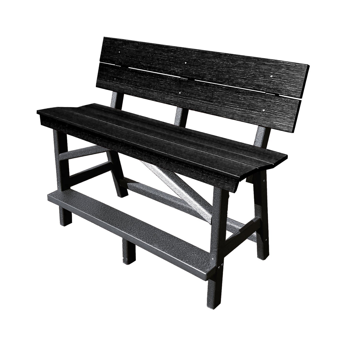 Stanton Standard Bar Height Bench with Back