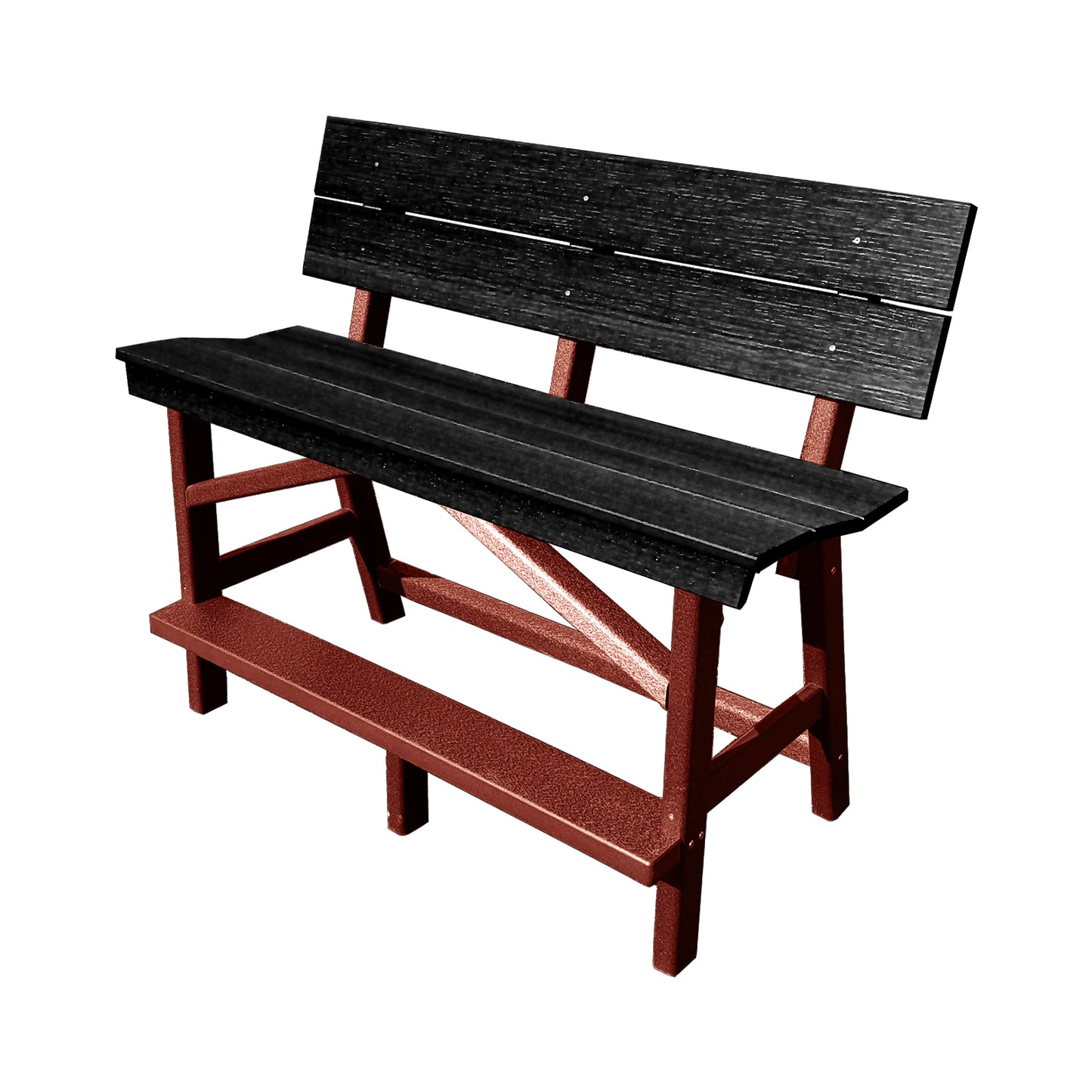 Stanton Standard Bar Height Bench with Back