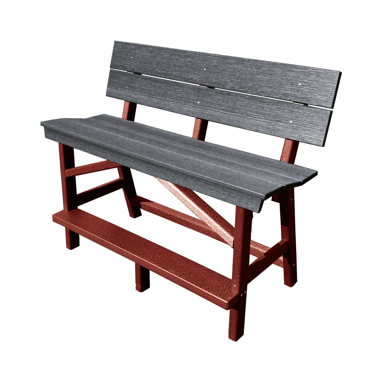 Stanton Standard Bar Height Bench with Back