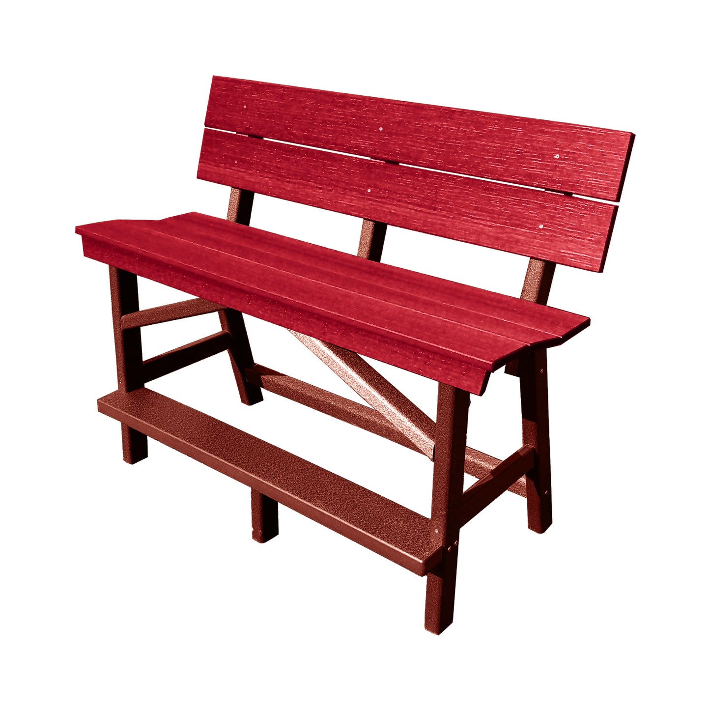 Stanton Standard Bar Height Bench with Back