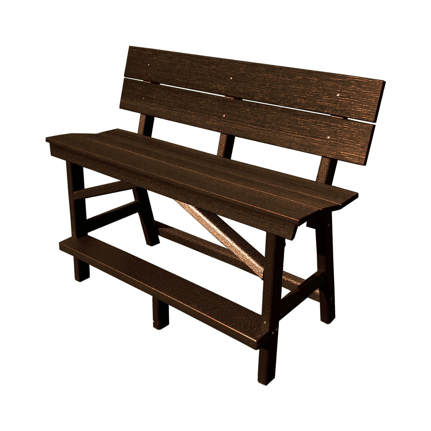 Stanton Standard Bar Height Bench with Back