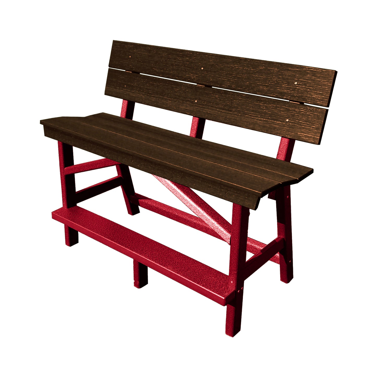 Stanton Standard Bar Height Bench with Back