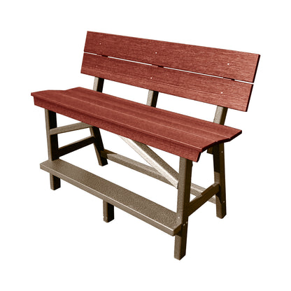 Stanton Standard Bar Height Bench with Back