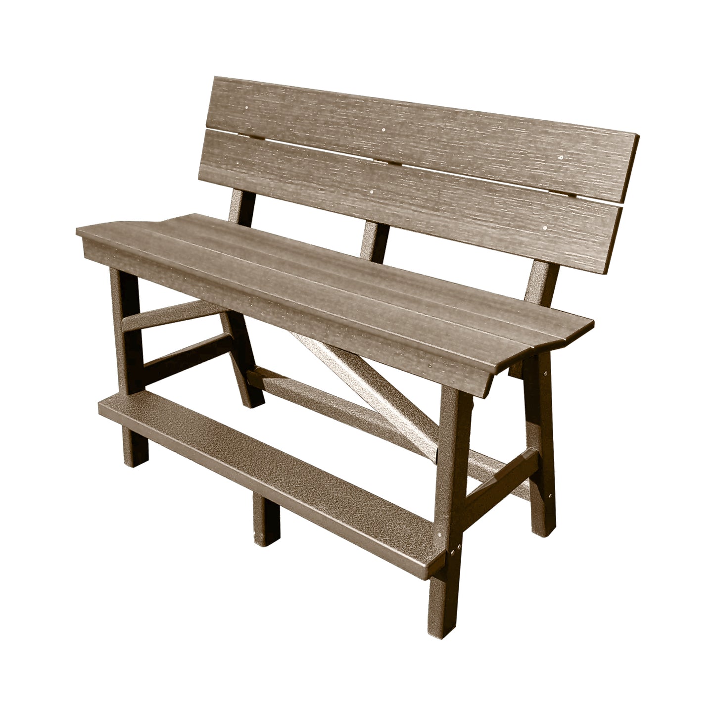 Stanton Standard Bar Height Bench with Back