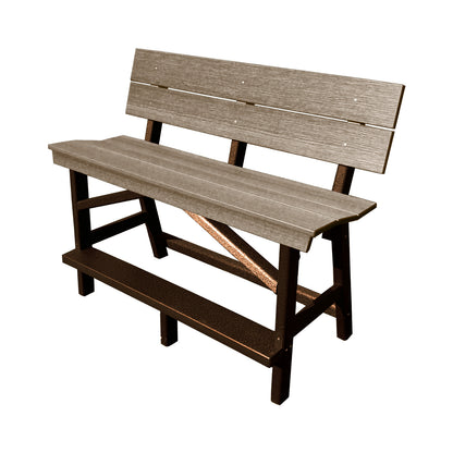 Stanton Standard Bar Height Bench with Back