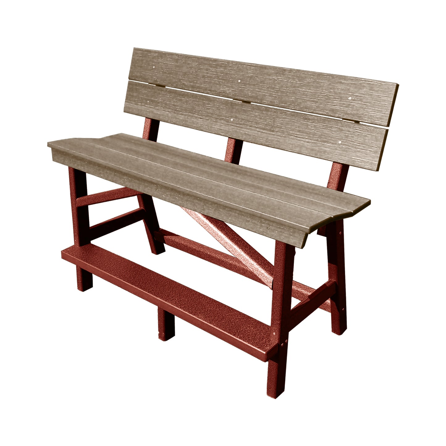 Stanton Standard Bar Height Bench with Back
