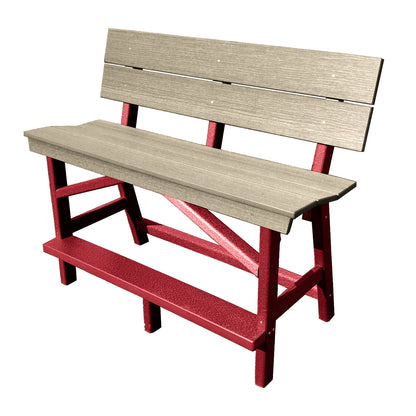 Stanton Standard Counter Height Bench with Back