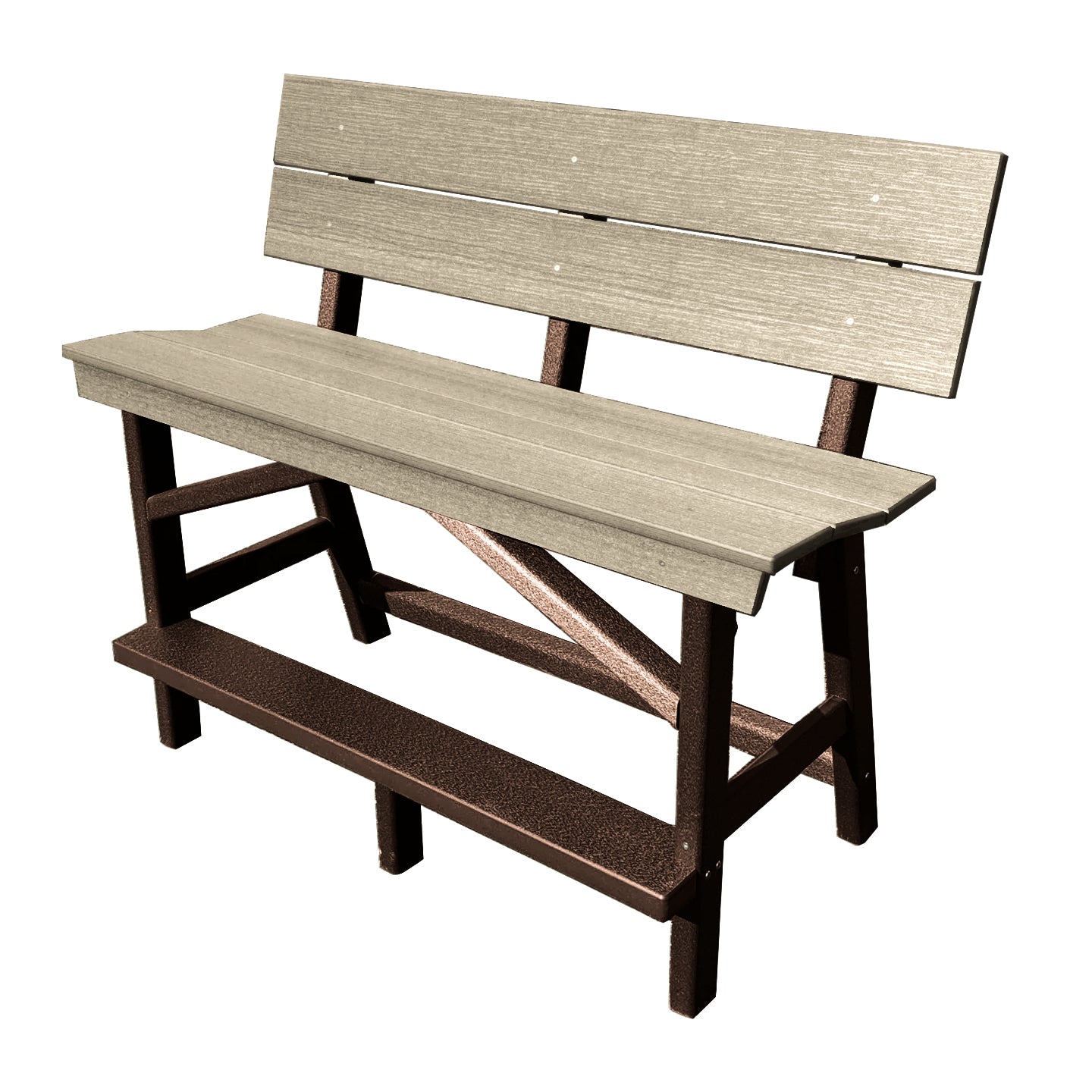 Stanton Standard Counter Height Bench with Back