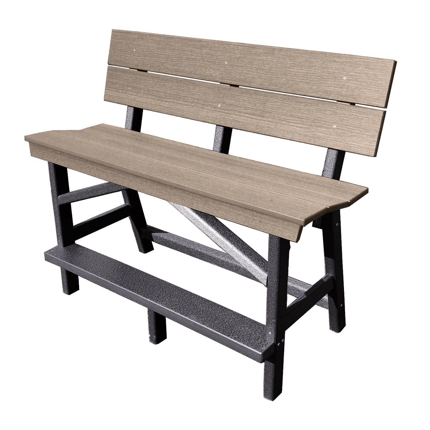 Stanton Standard Counter Height Bench with Back