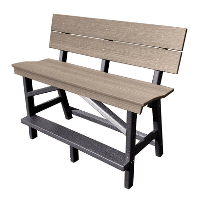 Stanton Standard Counter Height Bench with Back